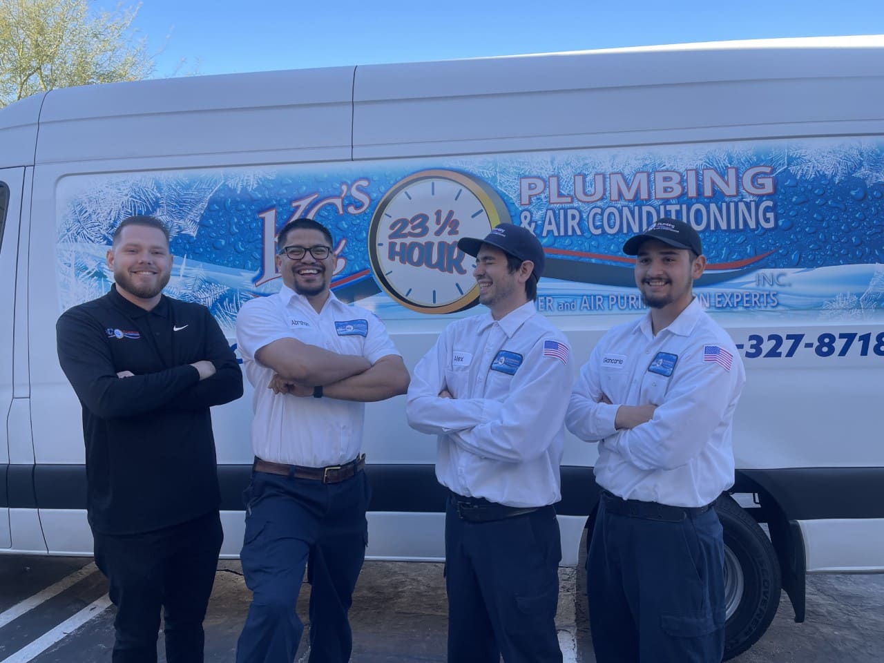 plumbing repair team